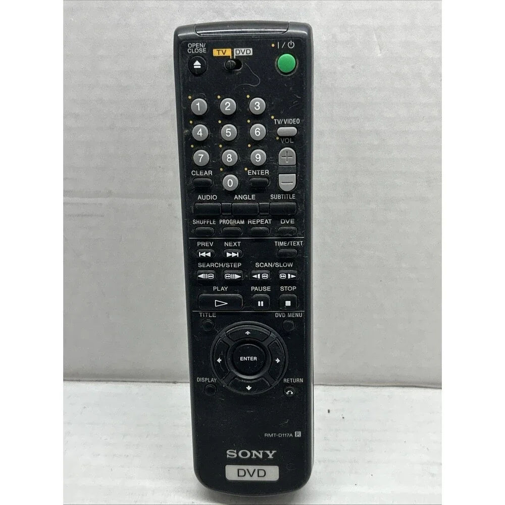 Sony Remote Control RMT-D117A for TVs & DVD Players - Tested